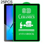 Per Huawei MediaPad T3 10 9.6 pollici 25 PCS Full Screen a schermo intero Pellicola in ceramica