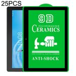 Per Lenovo Tab E10 TB-X104F 100 pollici 25 PCS 9D Full Screen a schermo intero Pellicola in ceramica