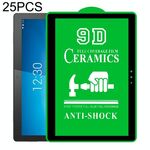 Per Lenovo Tab M10 TB-X605L 10.1 pollici 25 PCS 9D Full Screen full colla opaco tablet pellicola ceramica