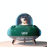 HO3 UFO Double Spraying PET Humidifier Home Air Nebulizzatore Strumento di reintegrazione dell'acqua, Colore: Plug-in Modello (verde)