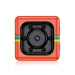 SQ11 Mini DV HD 1080P 6 LED Sport Recorder Camera con supporto, supporto per monitor Rilevamento e IR Night Vision & TF Card (rosso)