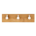 Acciaio inossidabile BAMBOO Wood Tre Righ Hook Gancio da cucina Bagno Gancio adesivo (a tre gancio)