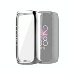 Per Fitbit Luxe Copertura integrale TPU Custodia protettiva per fulloplating (Argento)