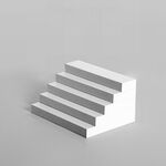 5-strati combinati ladder in legno massello geometrico poligono poligono puntelli creativi fotografia ornamenti