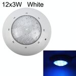 Lampada da parete per piscina in plastica ABS 12x3W con luce subacquea (bianca)
