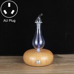 Spruzzatore automatico di alcol per macchina per aromaterapia con diffusore di olio essenziale di legno, specifica spina: spina AU (marrone chiaro)