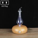 Spruzzatore automatico di alcol per macchina per aromaterapia con diffusore di olio essenziale di legno, specifica spina: spina americana (marrone chiaro)