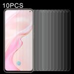 Per Vivo X30 10 PCS 0.26mm 9H Durezza superficiale 2.5D Pellicola non a schermo intero in vetro temperato antideflagrante