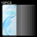 Per Vivo X30 Pro 10 PCS 0.26mm 9H Durezza superficiale 2.5D Pellicola non a schermo intero in vetro temperato antideflagrante