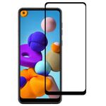 Per Galaxy A21 9H Durezza superficiale 2.5D Pellicola in vetro temperato a schermo intero con colla piena