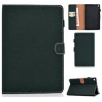 Per Kindle Fire HD8 2016/2017 Tablet PC a tinta unita Custodia in pelle con vibrazione orizzontale magnetica universale con slot per schede e supporto (verde)