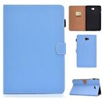 Per Galaxy Tab A 10.1 (2016) T580 Tablet PC a tinta unita Custodia in pelle con vibrazione orizzontale magnetica universale con slot per schede e supporto (blu)