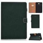 Per Galaxy Tab A 10.1 (2016) T580 Tablet PC a tinta unita Custodia in pelle con vibrazione orizzontale magnetica universale con slot per schede e supporto (verde)