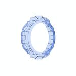Per Huami Amazfit T-Rex A1918 Tyrannosaurus TPU Custodia per orologio (blu trasparente)