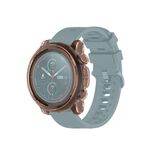 Per Amazfit 3 Custodia per orologio in silicone TPU trasparente (arancione trasparente)