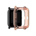 Per Amazfit Bip Lite Versione 1S / Bip S Custodia protettiva per orologio in TPU trasparente (arancione trasparente)