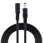 8A 5.5 x 2.1mm Cavo di prolunga alimentazione CC da femmina a maschio, lunghezza: 1,5 m (nero)
