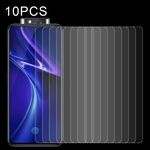 Per Vivo X27 Pro 10 PCS Pellicola in vetro temperato trasparente a mezzo schermo