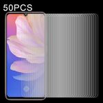 Per Vivo S1 Pro 50 PCS Pellicola in vetro temperato trasparente a metà schermo