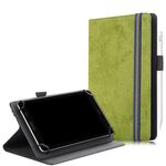 Per 7-8 pollici Custodia in pelle universale per tablet PC con struttura in tessuto di marmo a vibrazione orizzontale con portapenna e portapenne