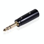 LZ1166G 6.35mm Stereo maschio maschio Adapter Adapter Adattatore Microfono Connettore altoparlante stereo