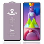 Per Samsung Galaxy M51 9H HD Grande Arc High Allumina Full Screen Temperato