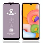 Per Samsung Galaxy A01 9h HD Grande Arc High Allumina Full Screen Temperato in vetro temperato