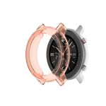 Per Huami Amazfit GTR 42mm Custodia per orologio in TPU a mezza cassa (arancione trasparente)