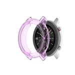 Per Huami Amazfit GTR 42mm TPU Half Case Watch Case (Viola trasparente)