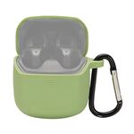 Custodia protettiva per auricolari in silicone per JBL Club Pro +, con gancio (erba verde)