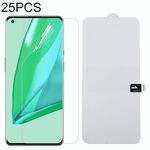 Per OnePLUS 9 PRO 25 PCS Protezione a schermo intero Prova a prova di esplosione Pellicola idrogel