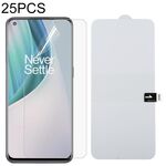 Per OnePlus Nord N10 5G 25 PCS Pellicola di idrogel a prova di esplosione a schermo intero