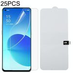 Per OPPO RENO6 PRO 5G 25 PCS Pellicola di idrogel a prova di esplosione a schermo intero