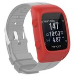 Custodia protettiva in silicone per Smart Watch per POLAR M430 (rosso)