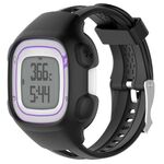 Custodia protettiva in silicone per smartwatch per Garmin Forerunner 10/15 (nero)