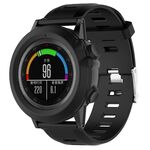 Custodia protettiva in silicone per smartwatch per Garmin Fenix ​​3 (nero)