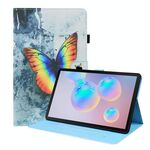 Per Samsung Galaxy Tab S8 / GALAXY TAB S7 2020 SM-T870 / SM-T875 SM-T870 / SM-T875 Caso di cuoio flip orizzontale con supporto e carta Slot & Photo Frame (a colori Butterfly)