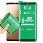 Per Samsung Galaxy S9 + 9D Full Screen full Glue Pellicola in ceramica