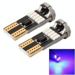 2 PCS DC 12V 2W 240LM 5500K T10-4014-15SMD Larghezza della lampada per auto Luce di ingombro Luci di parcheggio （Luce blu）