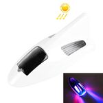 Luce solare colorata anti collisione pinna di squalo fanale posteriore per auto LED spia lampeggiante spia di avvertenza (bianca)