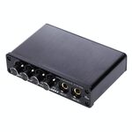 A933 Mini Karaoke System Amplificatore mixer audio per PC / TV / telefoni cellulari, supporto ingresso RCA / microfono a 2 canali (nero)