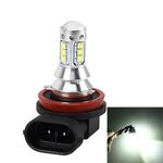 H11 50W 500 LM 6000K Fendinebbia per auto con 16 lampade CREE, DC 12V-24V (luce bianca)
