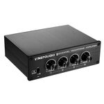 LINEPAUDIO A966 Pro Amplificatore per cuffie a otto canali Amplificatore di segnale per distributore di cuffie (nero)