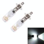 2 PZ H1 30W 350 LM 6000K Luce bianca CREE 6 LED Lampadina fendinebbia per auto, CC 12V