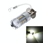H3 80W 800LM 6000K 16-3535-LED Fendinebbia per auto, DC 12-24V (luce bianca)