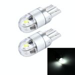 2 PCS T10 2W 150 LM 6000K 2 SMD-3030 Lampada per luci di ingombro per auto a LED, CC 12V (luce bianca)