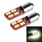 10 PCS BA9S 3W 200lm 6000K 8 LED SMD-5730 Lampada per luce di ingombro per auto, CC 12V (luce bianca)