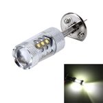 H1 80W 800LM 6000K 16-3535-LED Fendinebbia per auto, DC 12-24V (luce bianca)