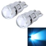 10 PCS T10 1W 50LM Luce di ingombro per auto con lampada SMD-3030, CC 12V (luce blu ghiaccio)