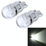 10 PCS T10 1W 50LM Luce di ingombro per auto con lampada SMD-3030, CC 12V (luce bianca)